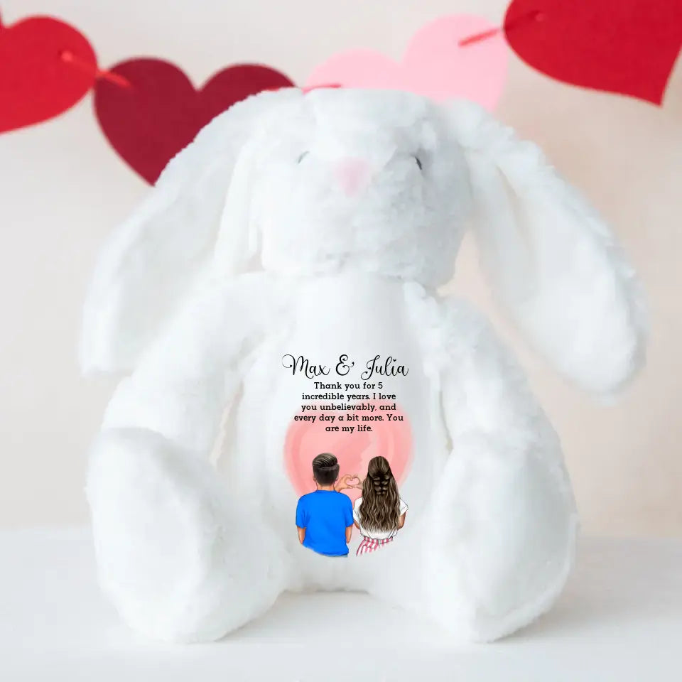 Personalised Plush Toy | We belong together