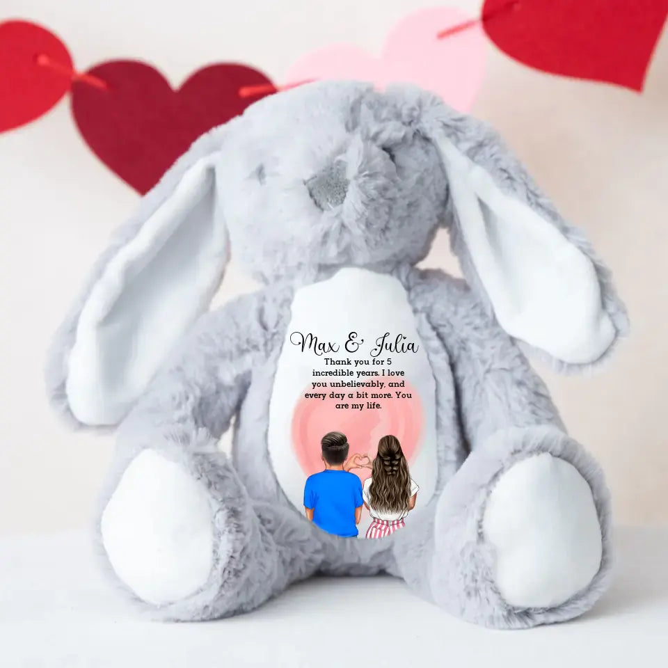 Personalised Plush Toy | We belong together